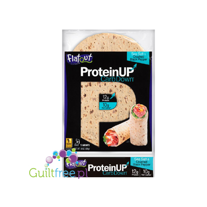 ProteinUP Wrapsy niskowęglowodanowe 12g białka - Sól & Pieprz