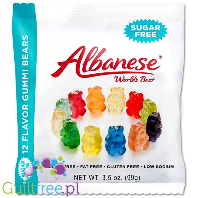 ALbanese sugar free 12 flavor gummi bears