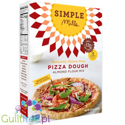 Simple Mills Naturally Gluten-Free Pizza Dough Almond Flour Mix - naturally gluten-free almond flour for baking pizza