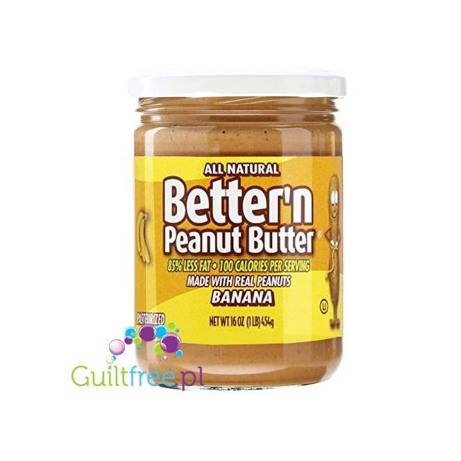 Better 'n Peanut Banana - Masło Orzechowe 85% mniej tłuszczu