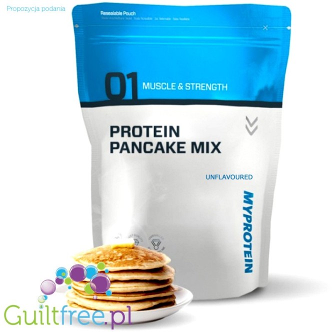 MyProtein Pancake Mix Unflavored - naturalne naleśniki białkowe 67g białka 1KG