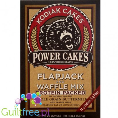 Kodiak Power Cakes whole grain buttermilk protein packed Flapjack and Waffle Mix 