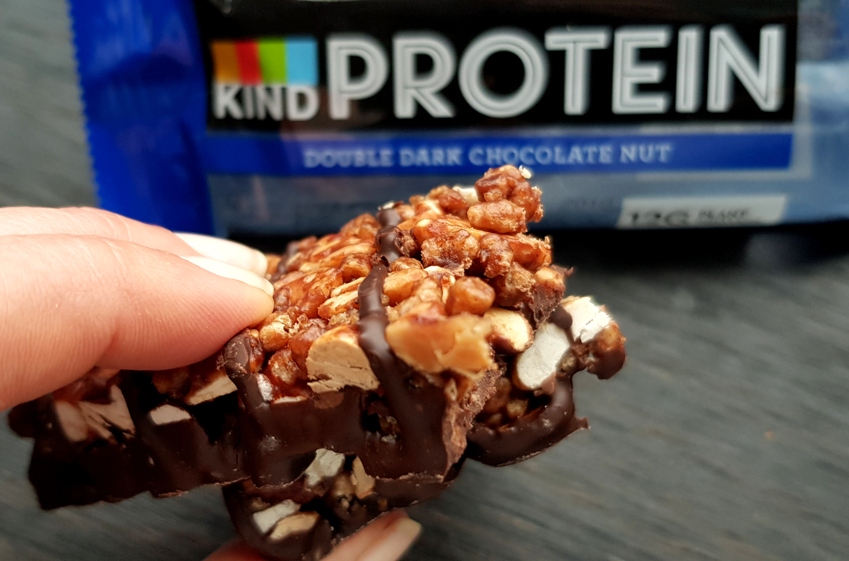 KIND Protein Double Dark Chocolate Nut review