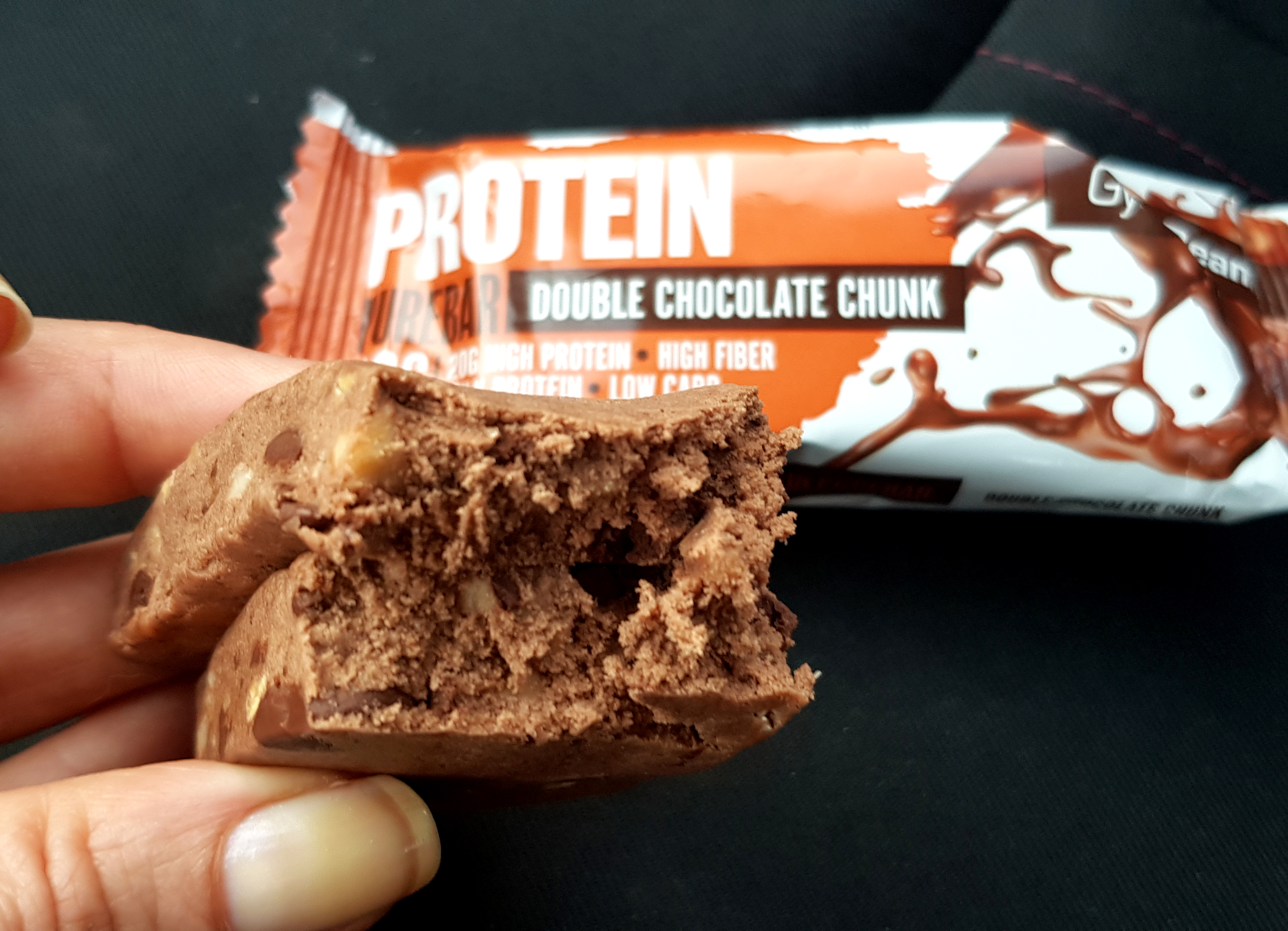 GymBeam Pure Bar Double Chocolate review