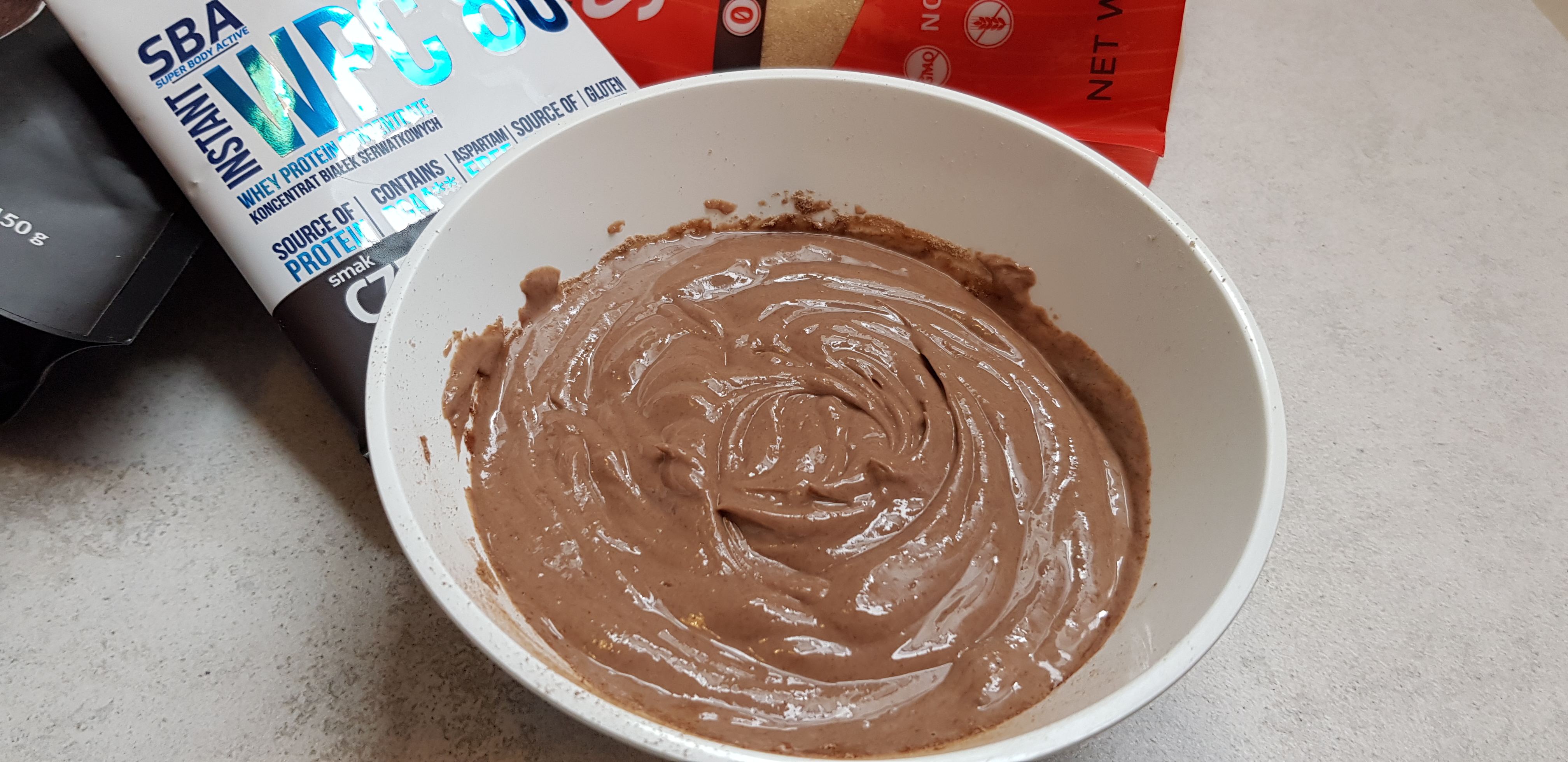 mus czekoladowy proteinowy