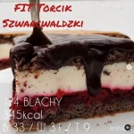 Dietetyczny Tort Szwarcwaldzki bez cukru – tylko 340kcal
