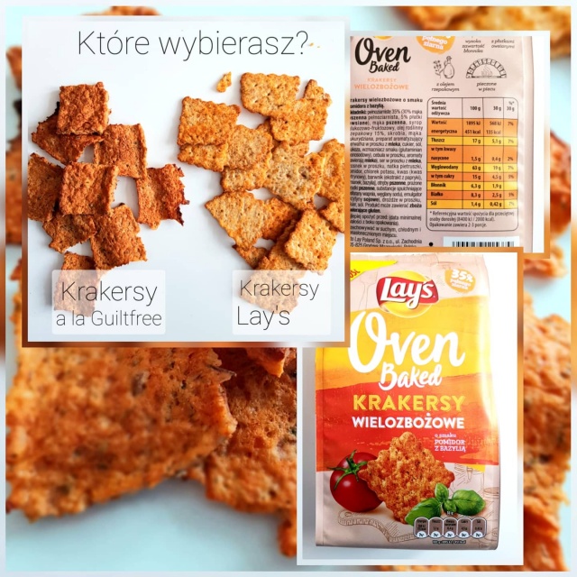 Proteinowe fit krakersy bez tłuszczu a la Lay’s Oven Baked – 220kcal, 21g białka