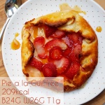 Proteinowe kruche ciastka z truskawkami 24g białka 210kcal – a la Raspberry Pie z Maca