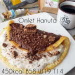 Omlet proteinowy a la wafelki Hanuta – 450kcal & 58g białka