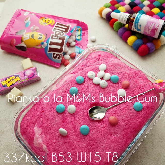 Proteinowa pianka M&M’s Bubble Gum 53g białka & 337kcal