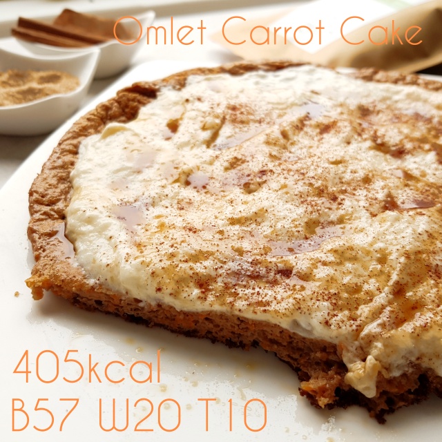 Proteinowy omlet marchewkowy – najlepszy przepis, 400kcal & 57g białka