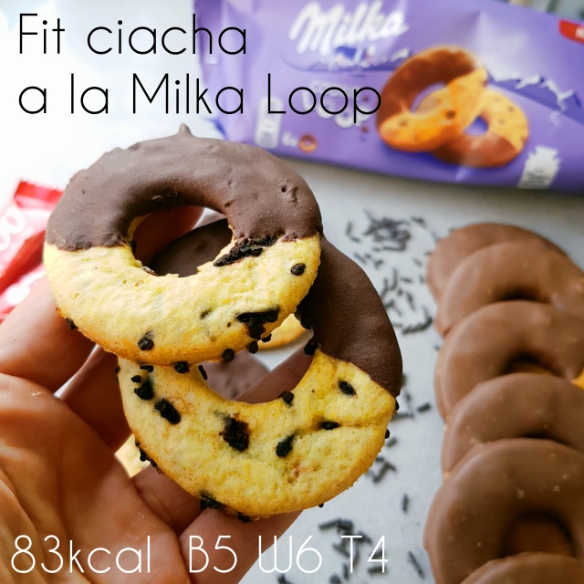 Ciastka Milka Loop w wersji fit: bez dodatku cukru, z czekoladą proteinową