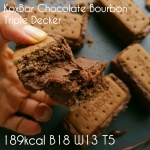KoxBar Chocolate Bourbon Triple Decker – domowy baton proteinowy z Vitafiber