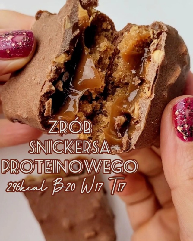 Domowy Snickers Proteinowy