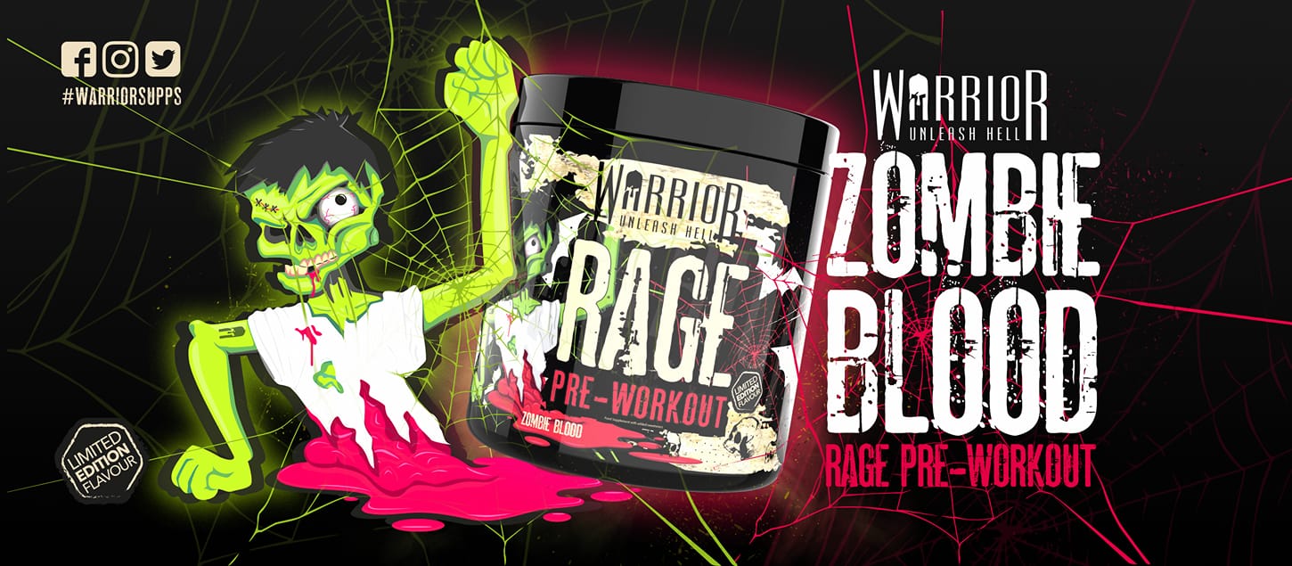 Warrior Rage Pre Workout Zombie Blood